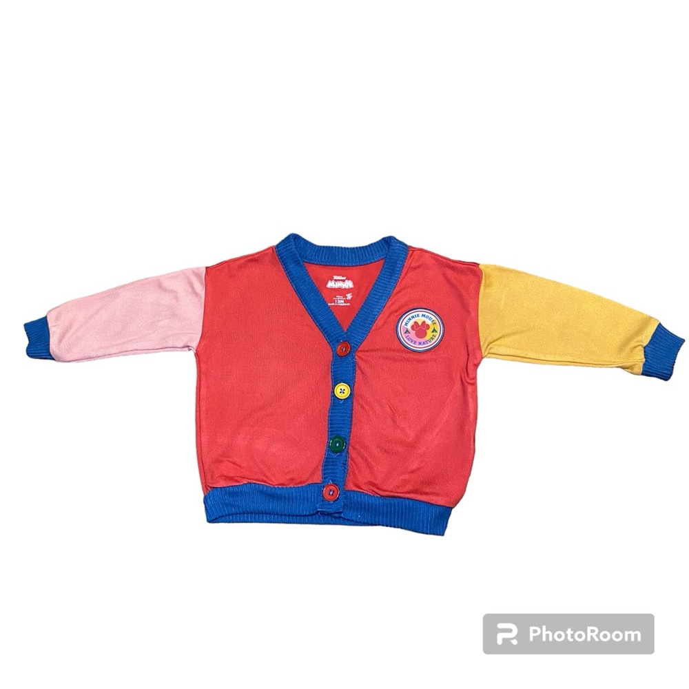 Unisex toddler cardigan. By Disney, 12 months.